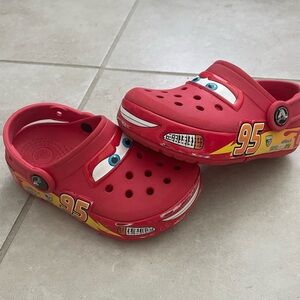 Kids Lightning McQueen Crocs - see description